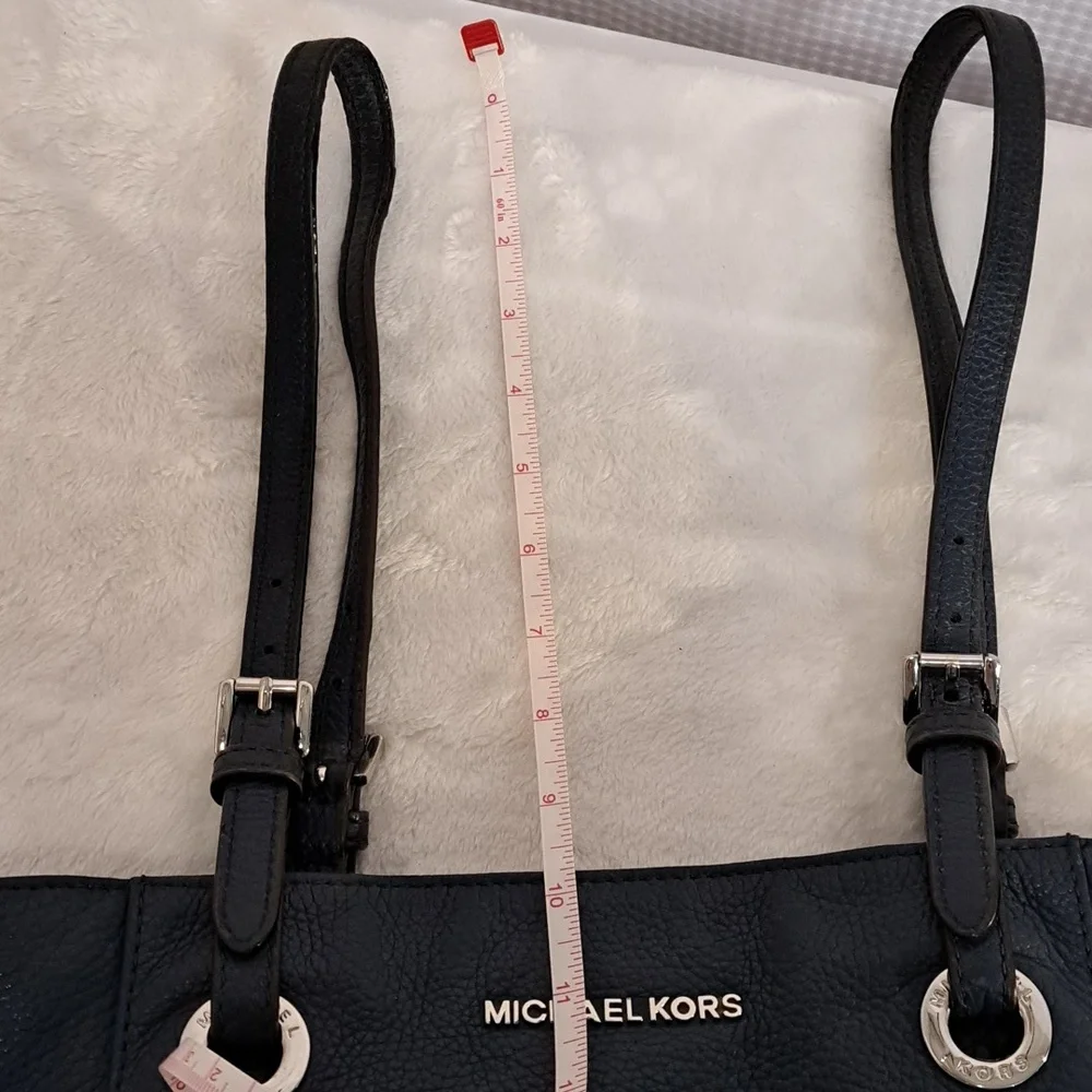 Michael Kors- Authentic Navy Leather Bag